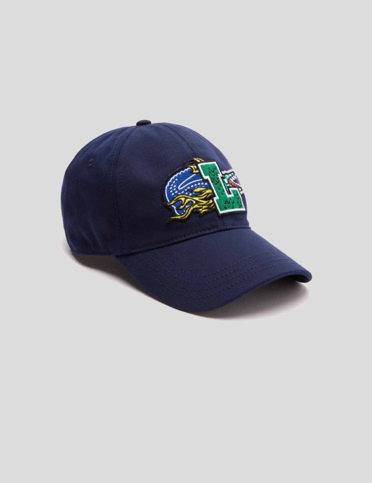 Gorra LACOSTE gorra holiday com emblema ao contraste marine